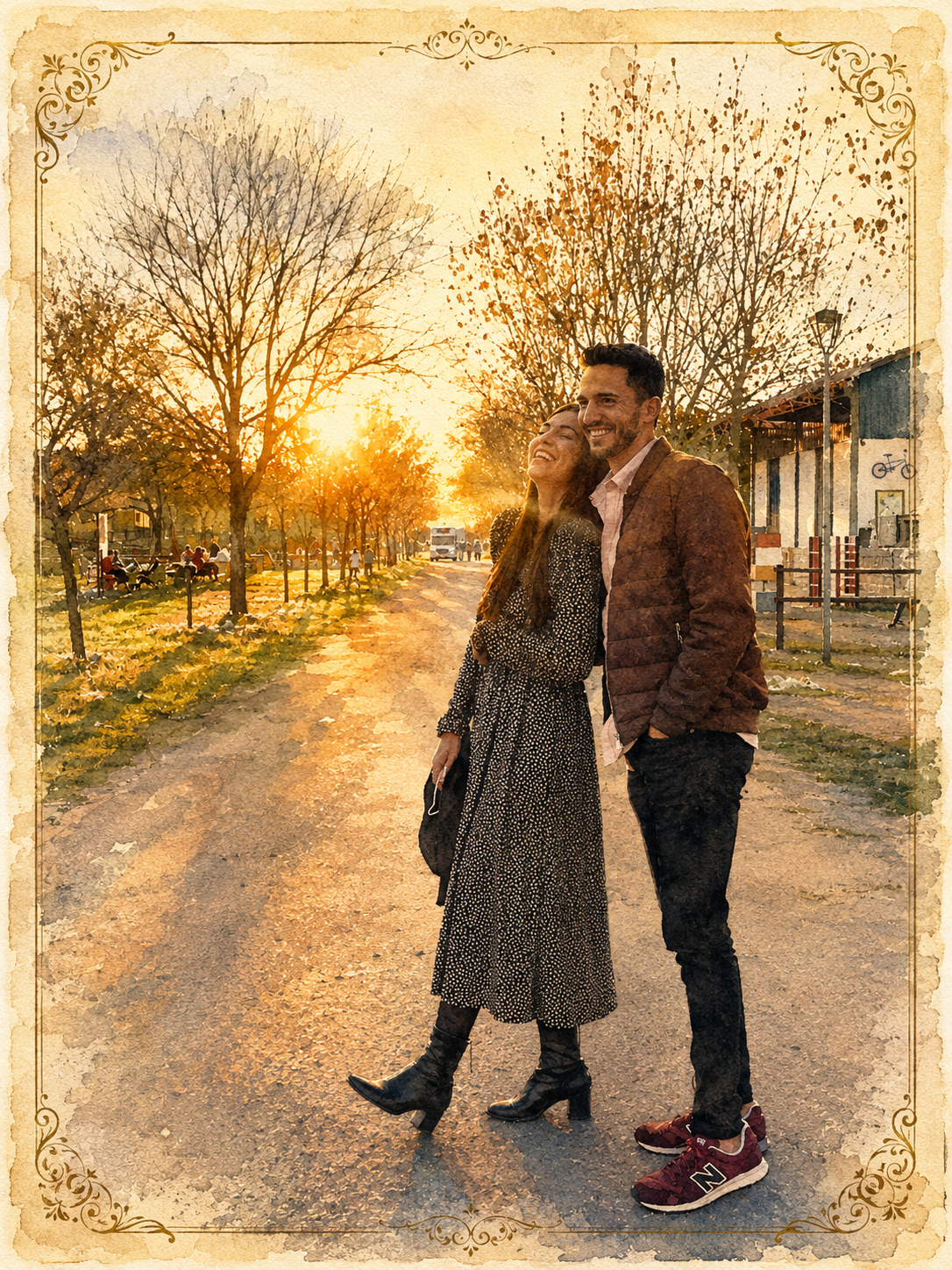 Recuerdo de Álvaro y Eva